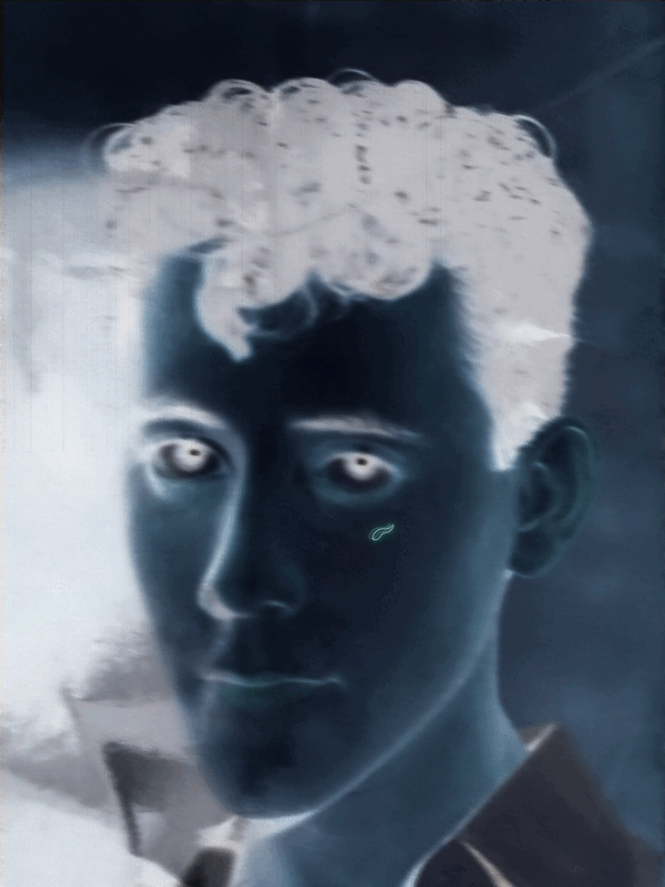 Exhibit W-12 — SysOp “Scott” (Age 12), 1983 — Negative Mask